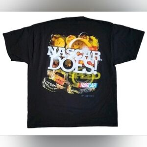 Y2K 2000s NASCAR Push It To The Limit Double Sided T-Shirt Size (XL)
